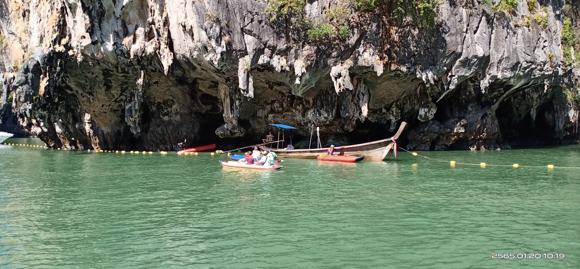 Jamesbond Island by Longtail boat