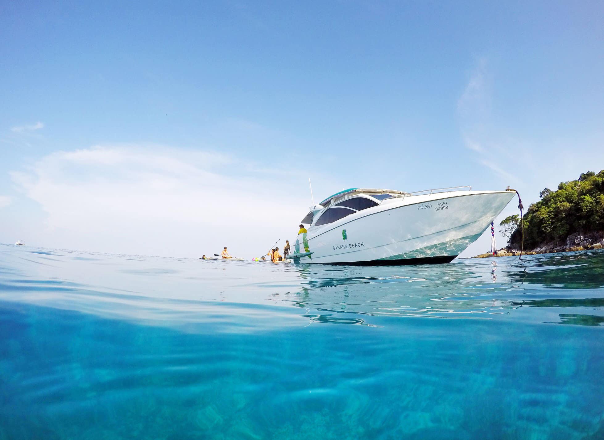 Banana Beach (Coral Island) by Speed boat