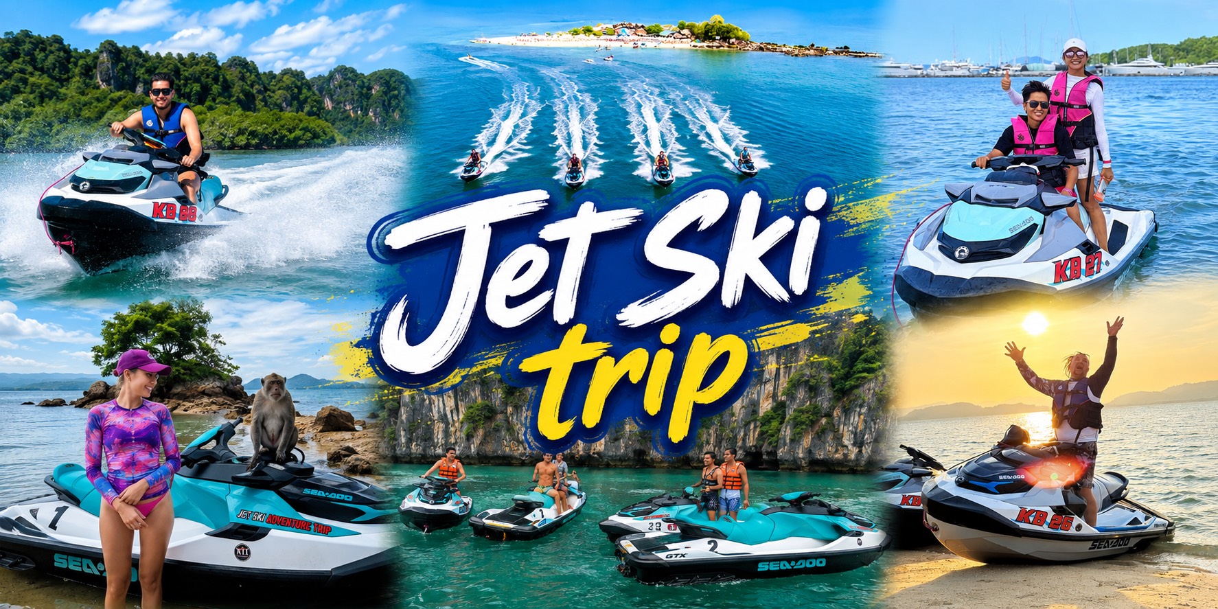 JET SKI TOUR 4 HOURS 6 ISLANDS 